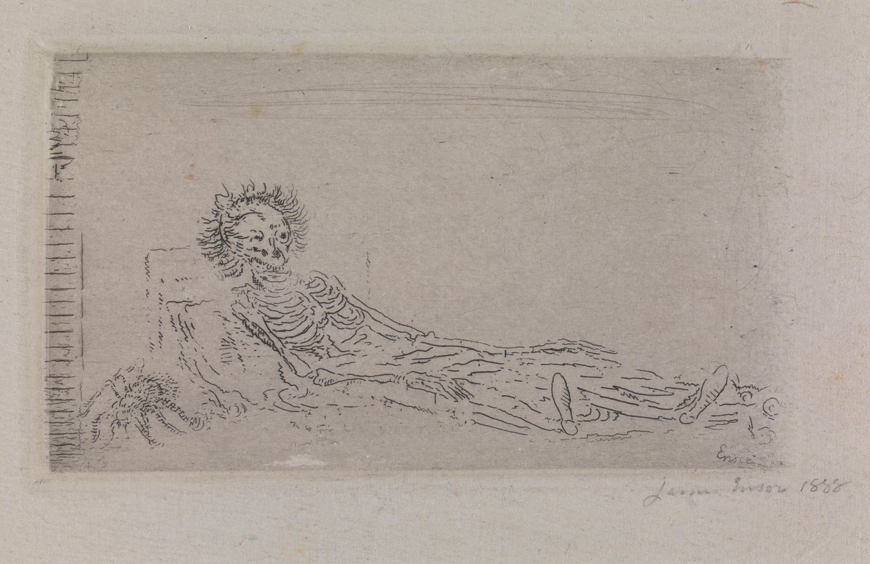 My Portrait in 1960 by James Ensor