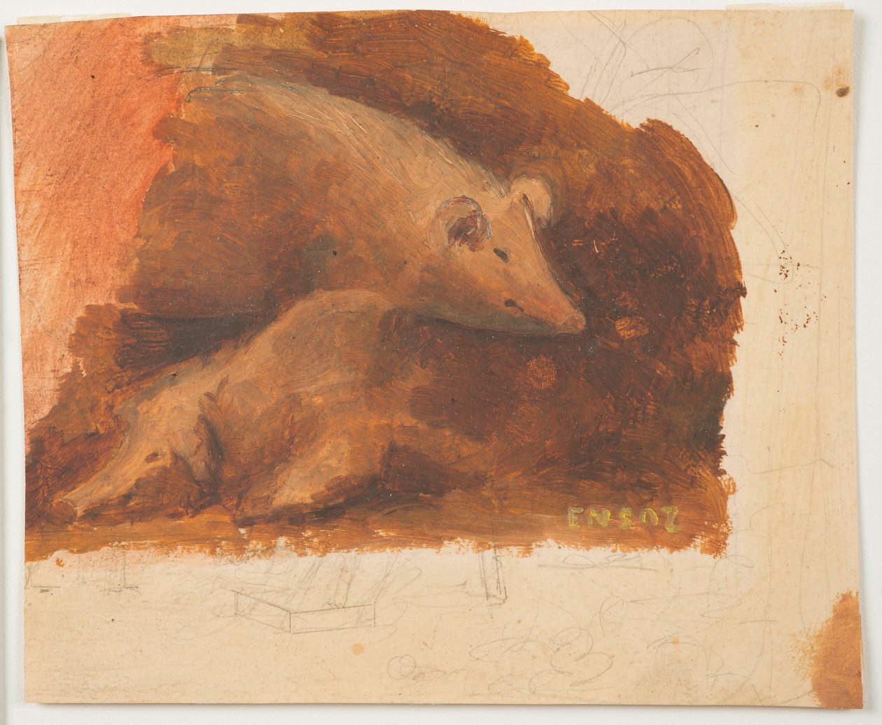 Pigs by James Ensor