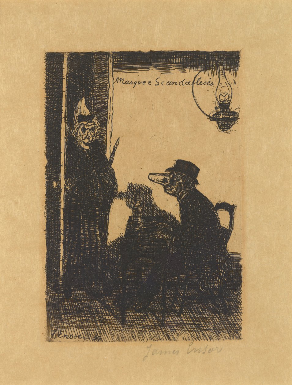 Scandalized Masks by James Ensor