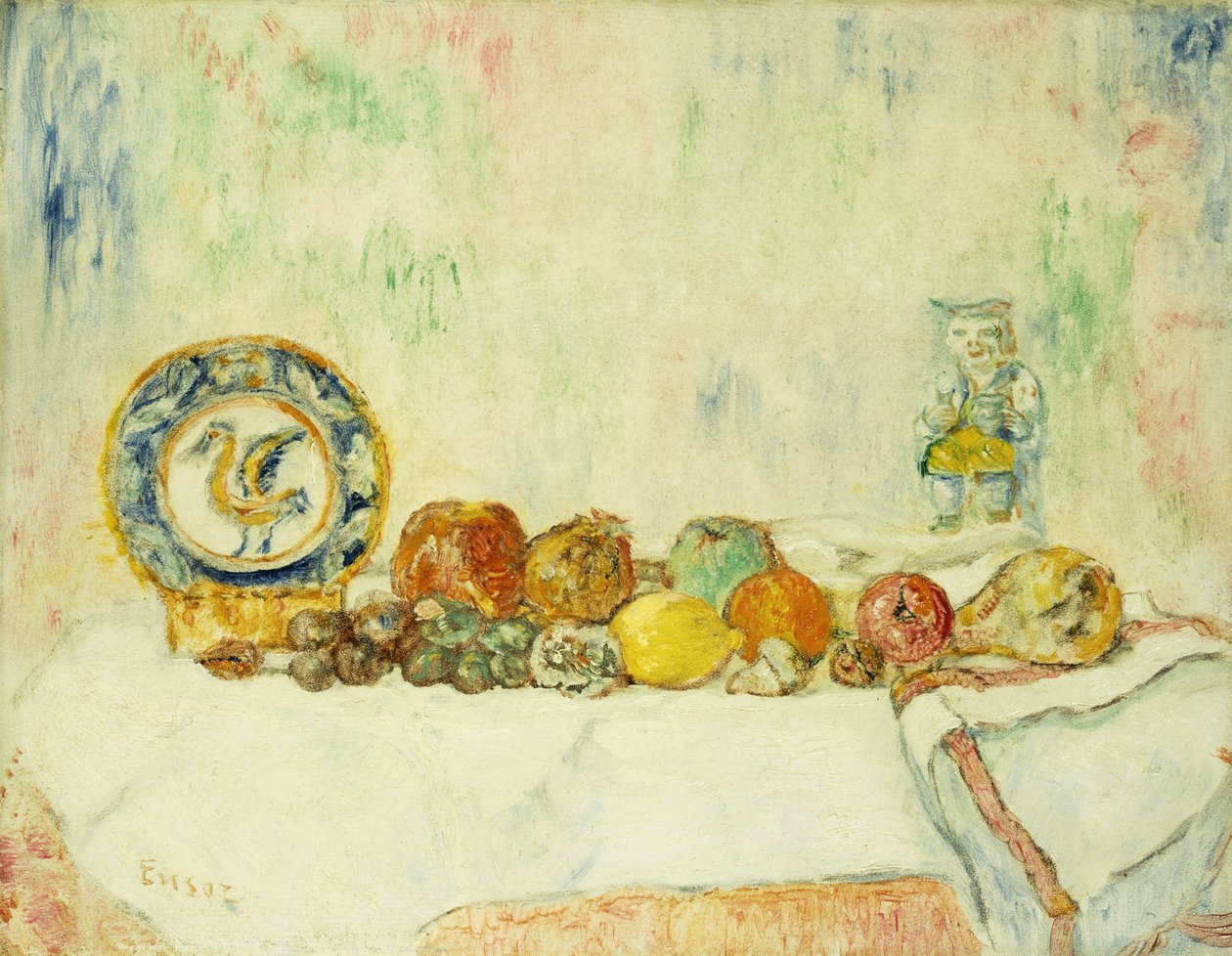 Still Life with Fruits by James Ensor