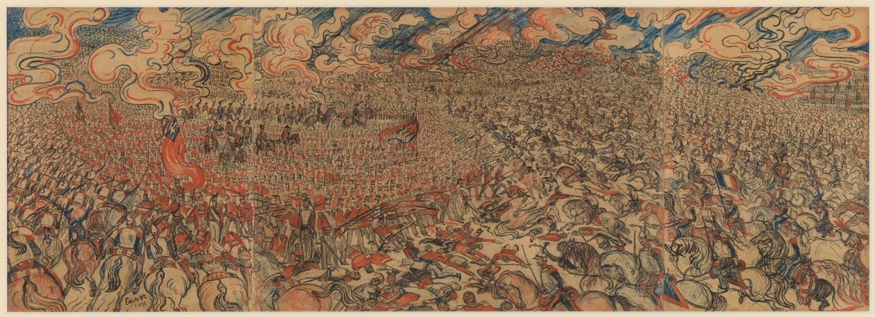 The Cuirassiers of Waterloo by James Ensor