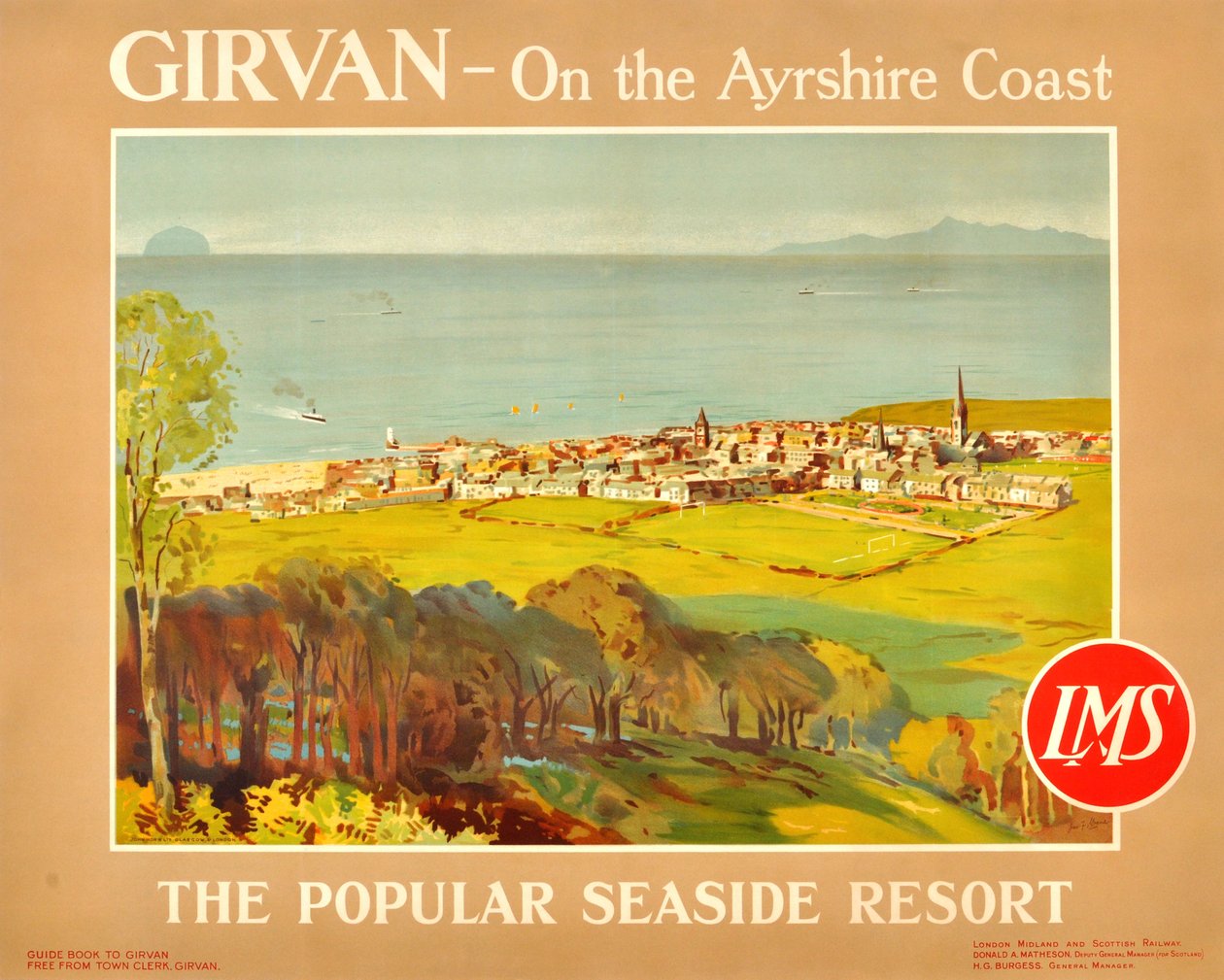 Girvan - On the Ayrshire Coast. The Popular Seaside Resort by James Fullarton Sloane