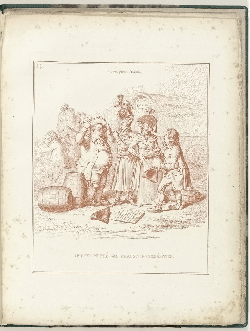 Committee of French Requisitions, 1795 (Hollandia Regenerata) by James Gillray (possibly)