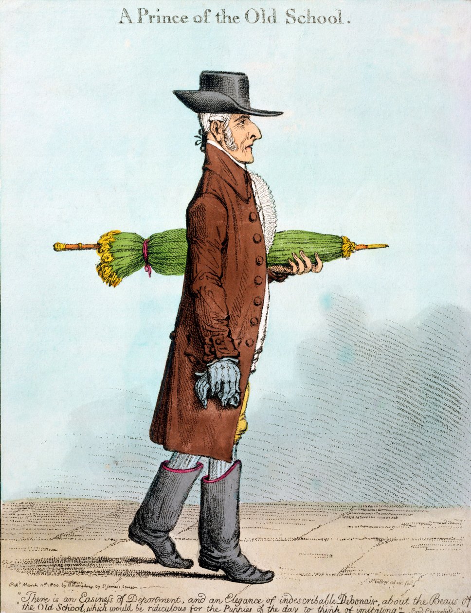 A Prince of the Old School by James Gillray