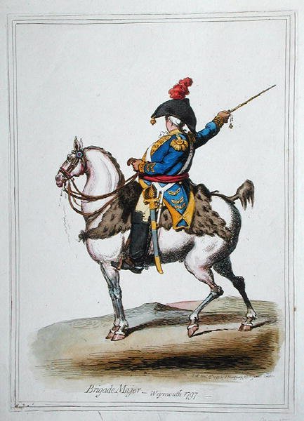 Brigade Major by James Gillray