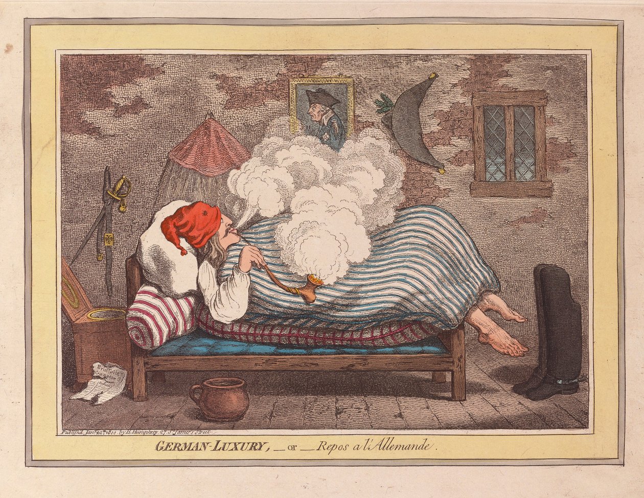 German Luxury or Repos a LAllemande by James Gillray