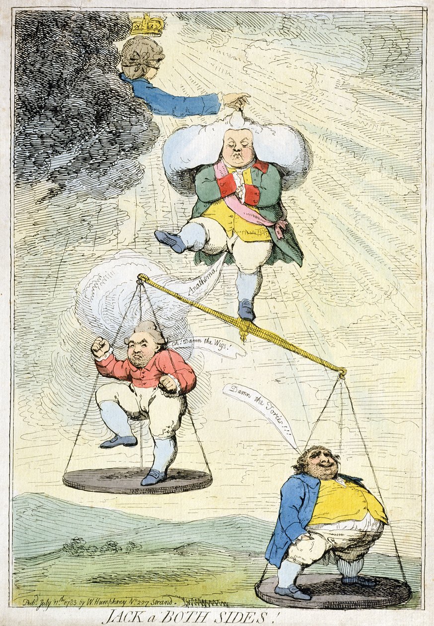 Jack a Both Sides, Published by William Humphrey by James Gillray