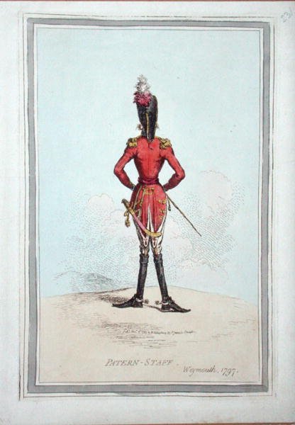 Patern-Staff, published by Hannah Humphrey in 1797 by James Gillray