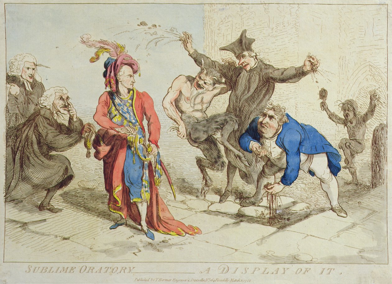 Sublime Oration: A Display of It by James Gillray