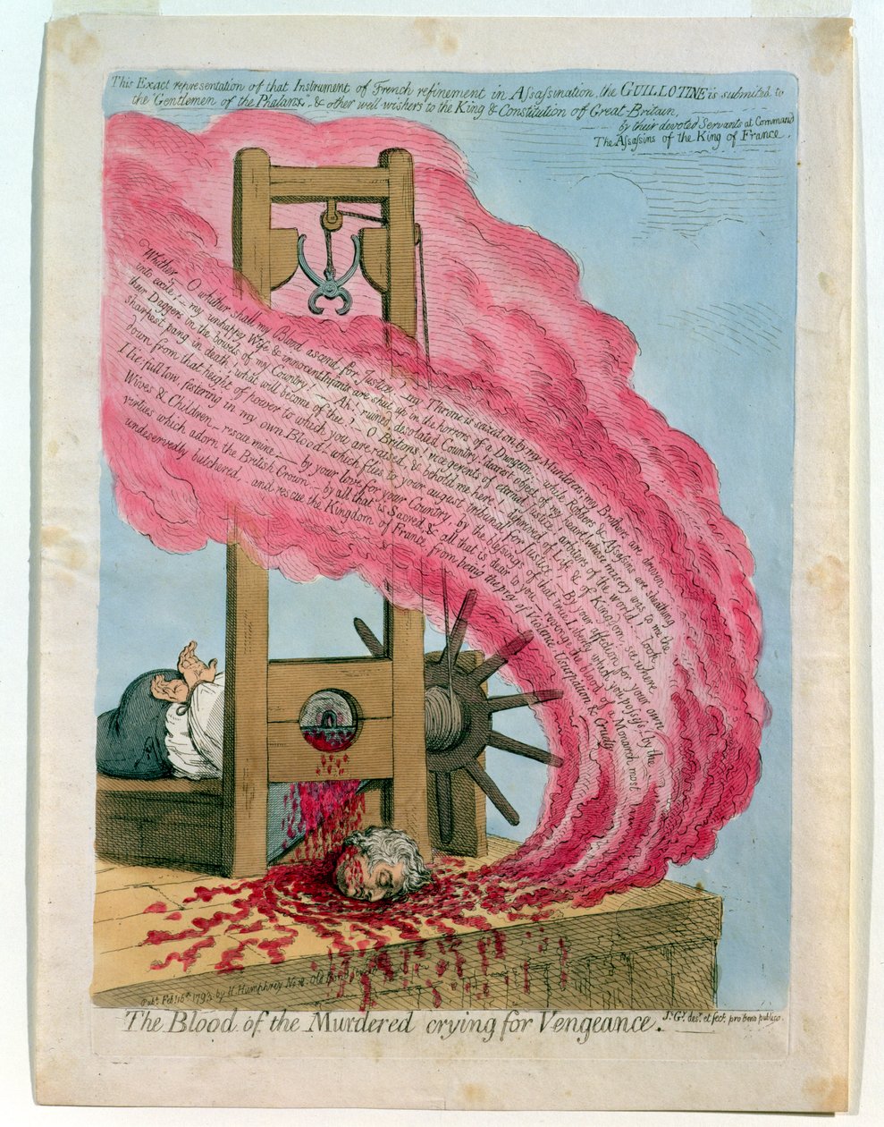 The Blood of the Murdered Crying for Vengeance by James Gillray