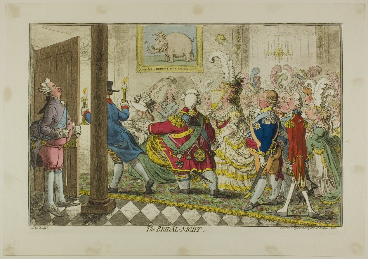 The Bridal Night by James Gillray