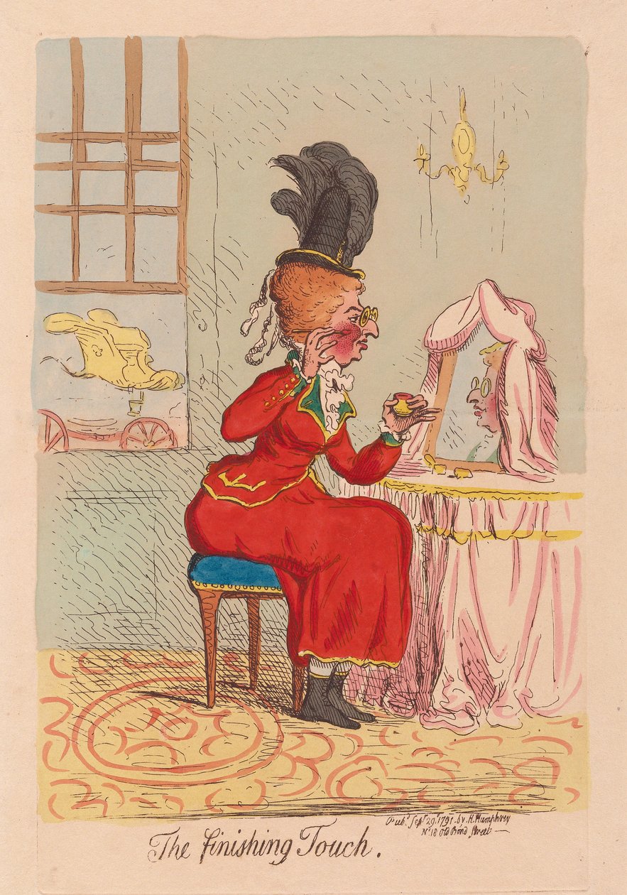 The Finishing Touch by James Gillray