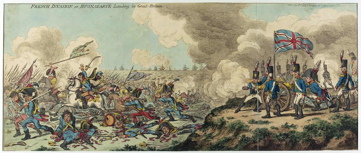 The French invasion or Napoleon Bonaparte