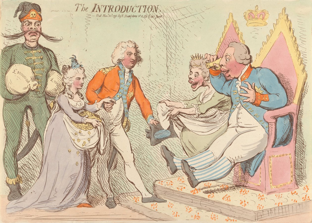 The Introduction by James Gillray
