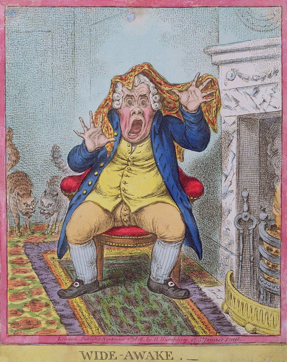 Wide Awake by James Gillray