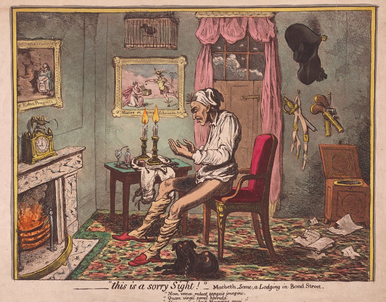 This is a Sorry Sight! Pub. 1786 by James Gillray