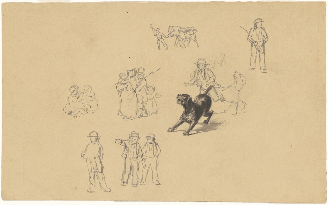 Barking Dog and Studies for 