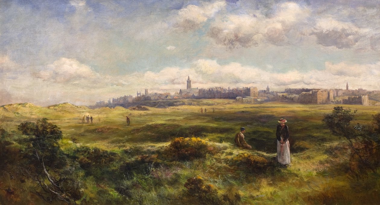 St Andrews from the Golf Course by James Gustavus Hope Spindler