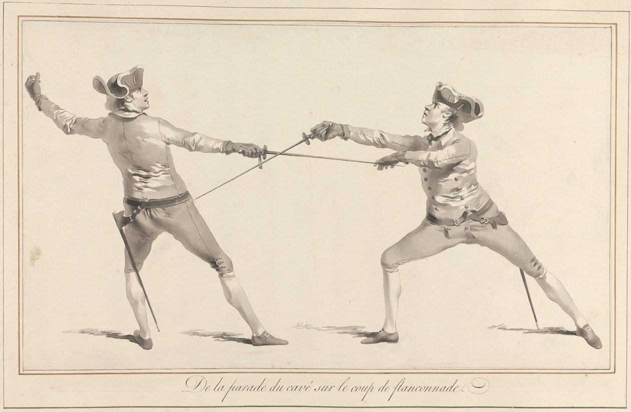 From the Parade of the Cavé on the Coup de Flanconnade by James Gwin