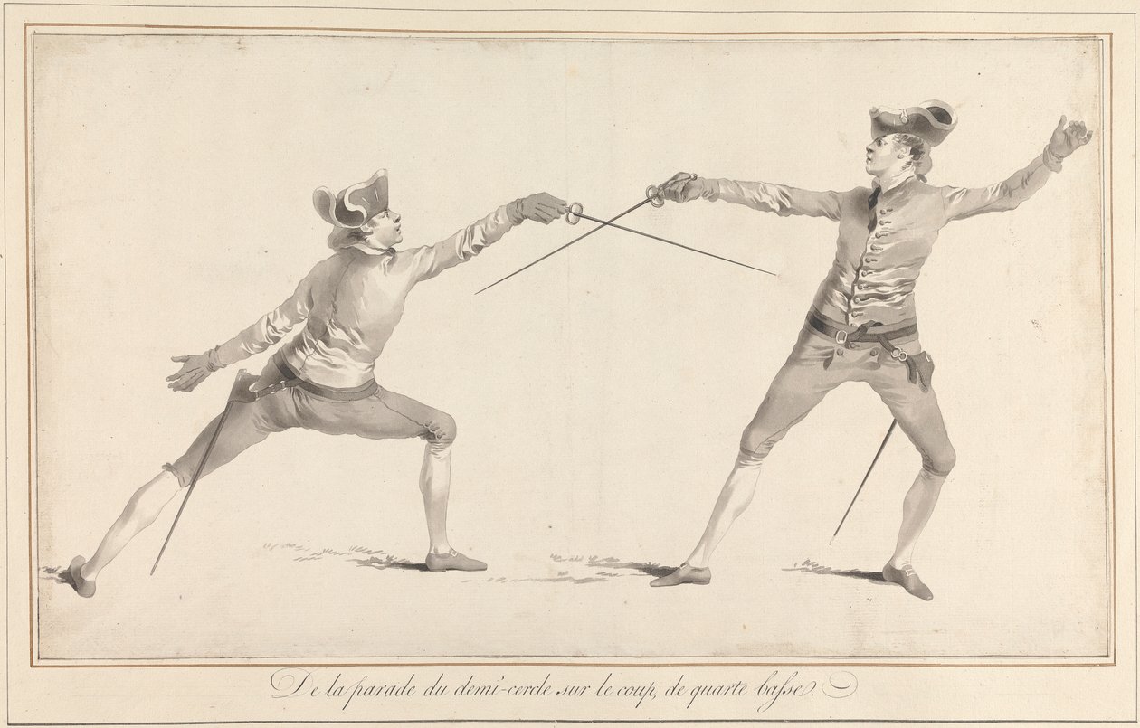 On the Parade of the Half-Circle with the Cut of Low Quarte by James Gwin