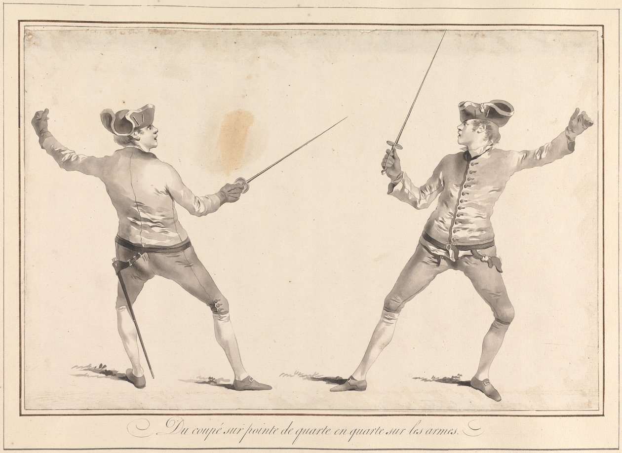 The Coupé on Pointe de Quarte in Quarte on the Arms by James Gwin