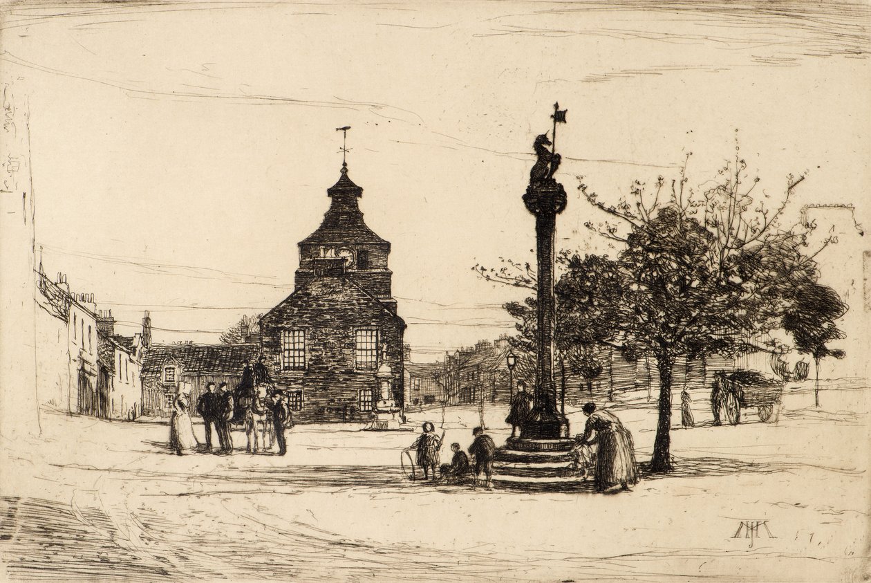 Market Cross, Crail by James Hamilton Mackenzie