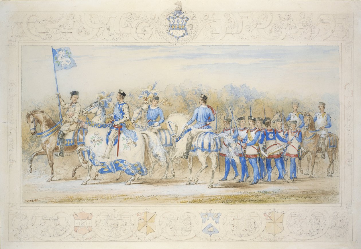 Charles Lamb Esq, Knight of the White Rose by James Henry Nixon