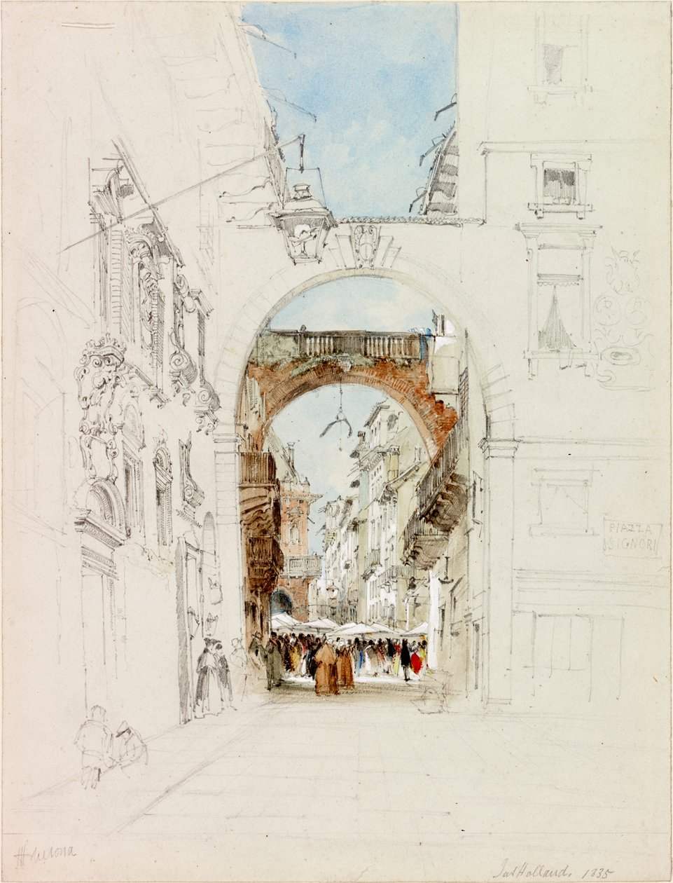La Piazza dei Signori, Verona by James Holland