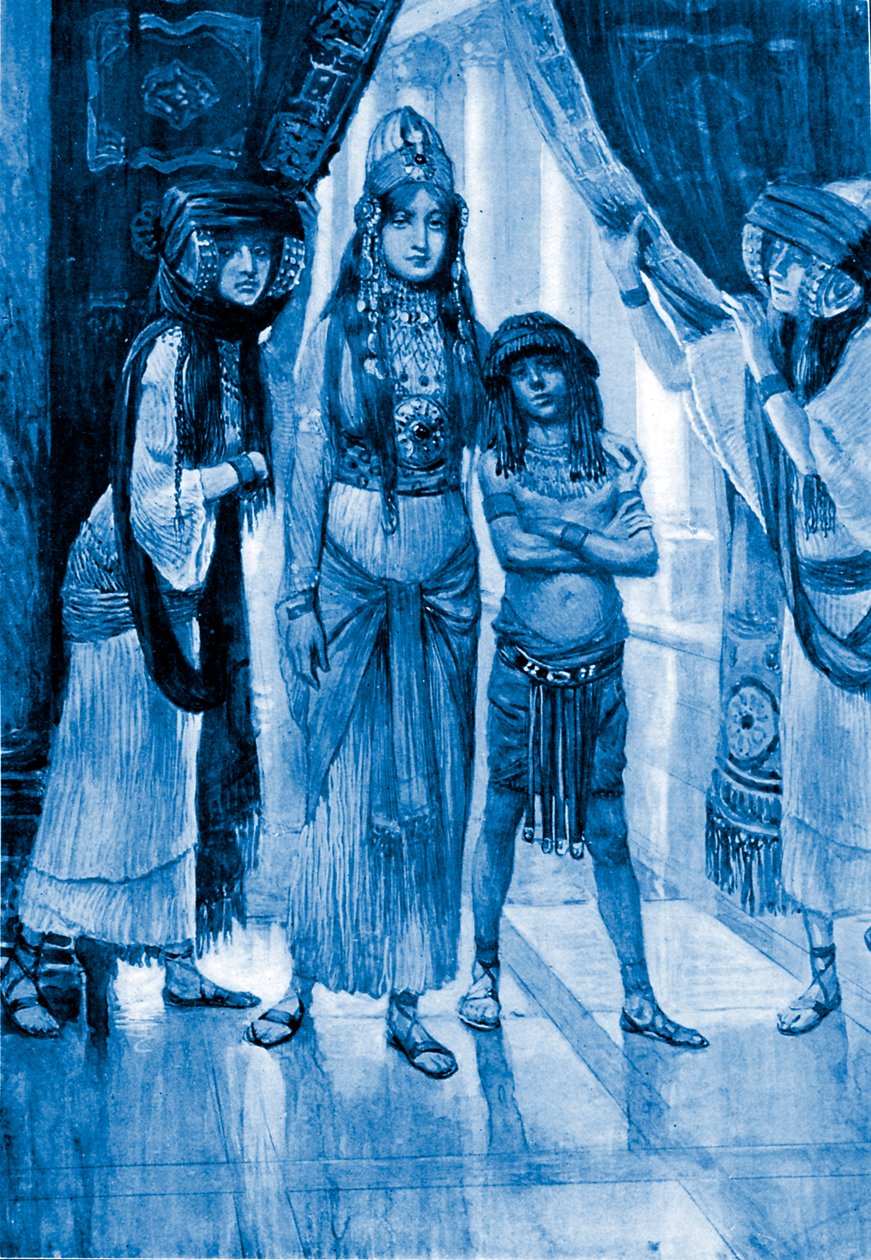 Esther Presented to Ahasuerus by Tissot - Bible by James Jacques Joseph (after) Tissot