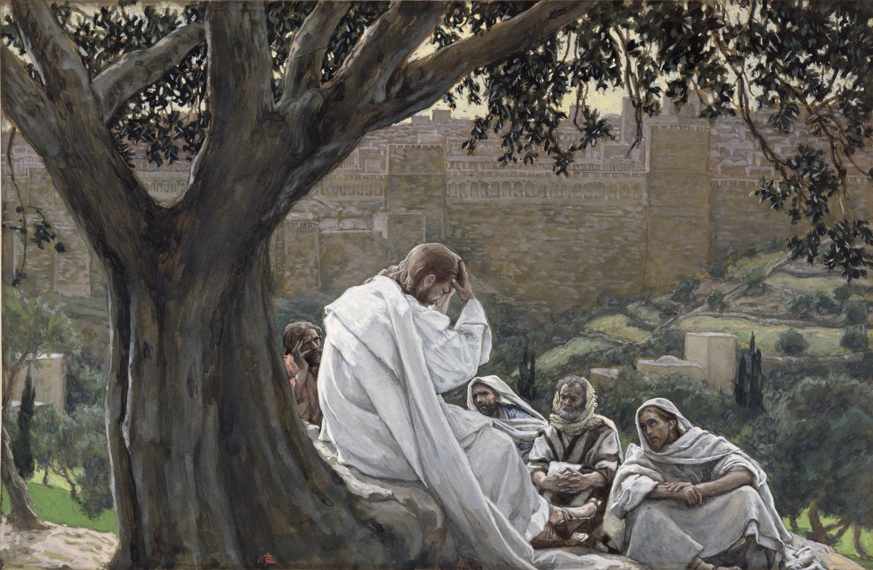 Christ Foretelling the Destruction of the Temple, illustration for The Life of Christ, c.1886-94 by James Jacques Joseph Tissot