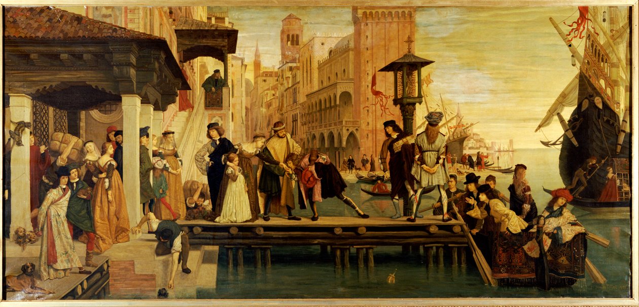 Departure of the Prodigal Child from Venice by James Jacques Joseph Tissot