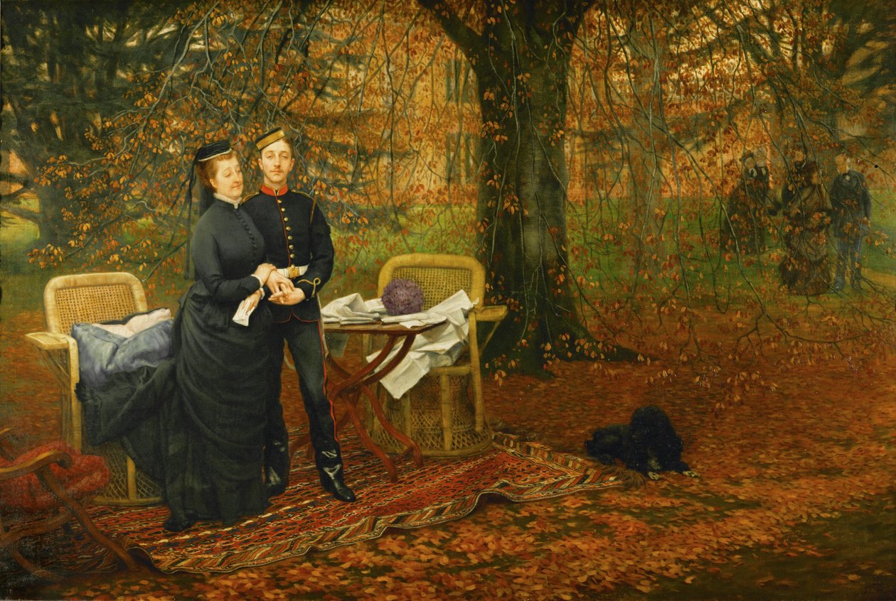 Empress Eugenie, Widow of Napoleon III by James Jacques Joseph Tissot