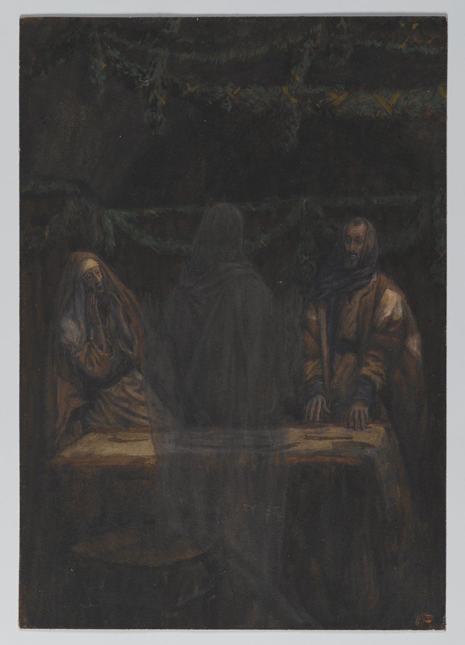 He Vanished from Their Sight, illustration from The Life of Our Lord Jesus Christ by James Jacques Joseph Tissot
