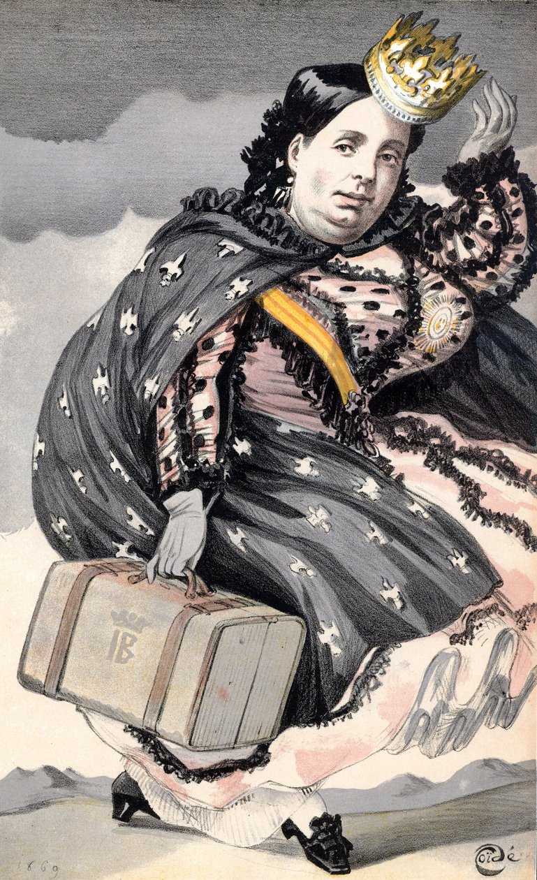 Isabella II (1830-1904) Queen of Spain (1833-1870) by James Jacques Joseph Tissot