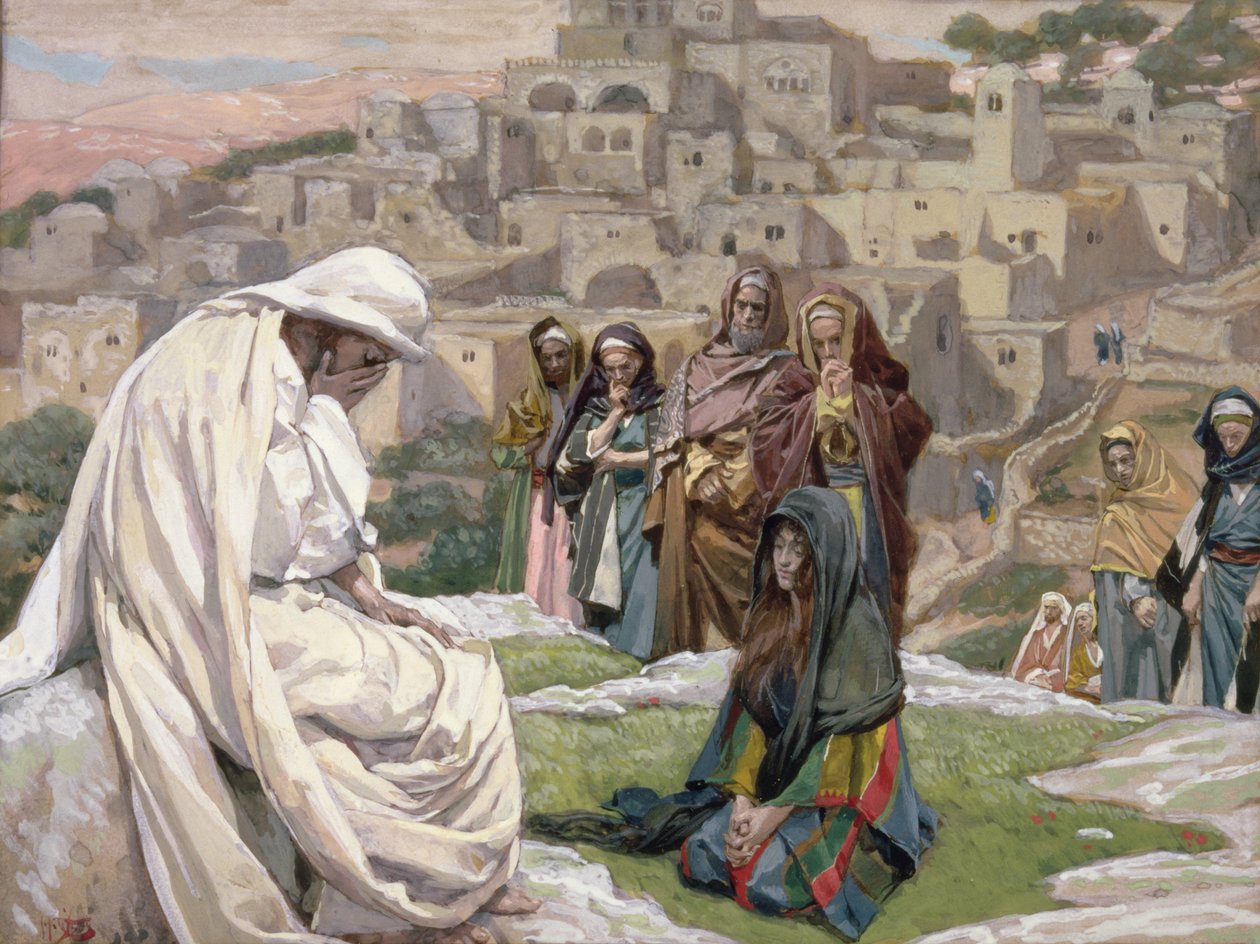 Jesus Wept, illustration for The Life of Christ by James Jacques Joseph Tissot