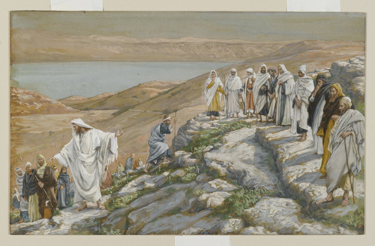 Ordaining of the Twelve Apostles, illustration from The Life of Our Lord Jesus Christ by James Jacques Joseph Tissot