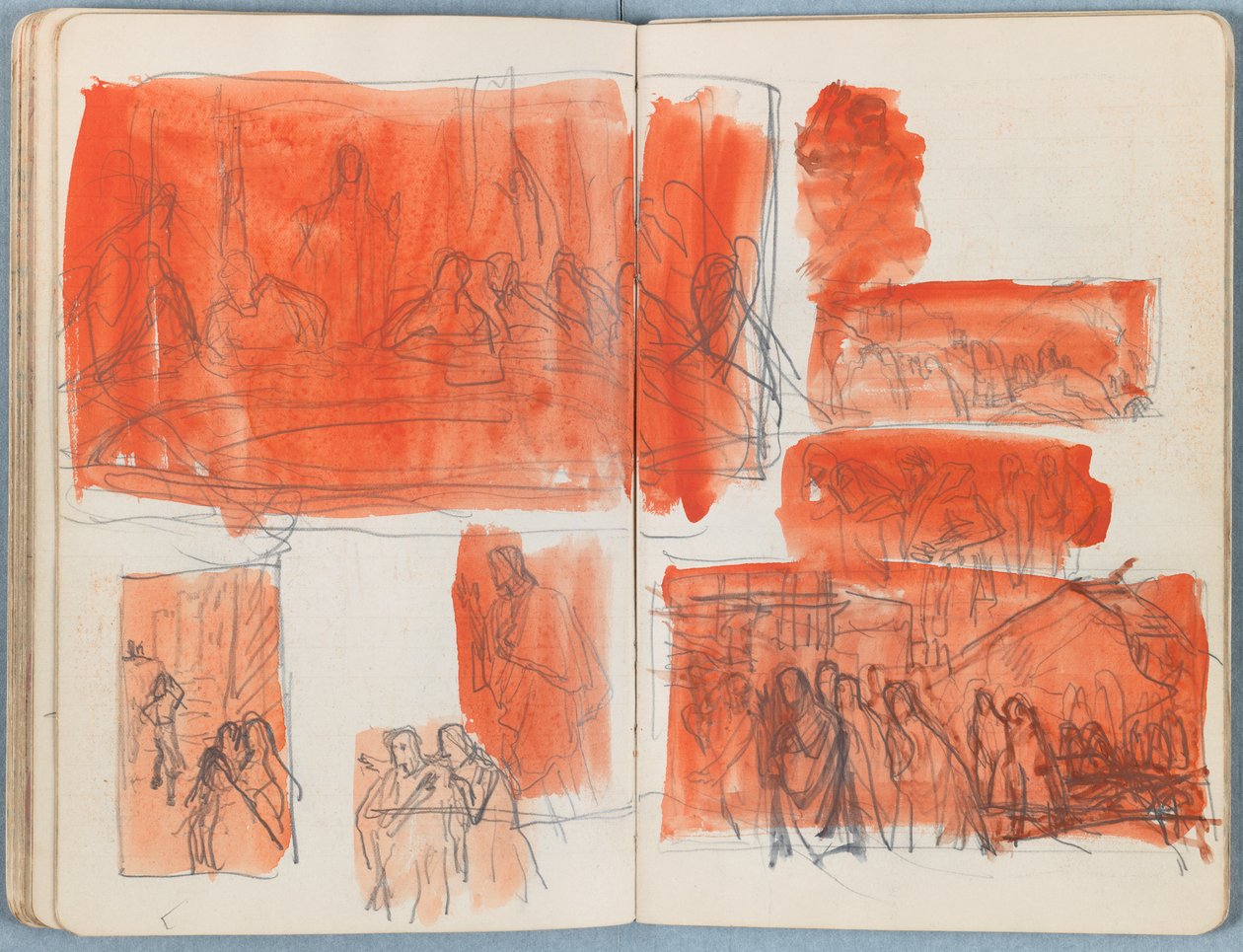 Pages from an album of Sketches for The Life of Our Lord Jesus Christ, late 1880s by James Jacques Joseph Tissot