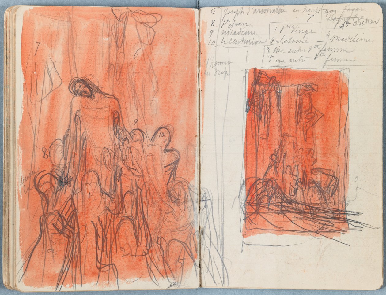 Pages from an album of Sketches for The Life of Our Lord Jesus Christ by James Jacques Joseph Tissot