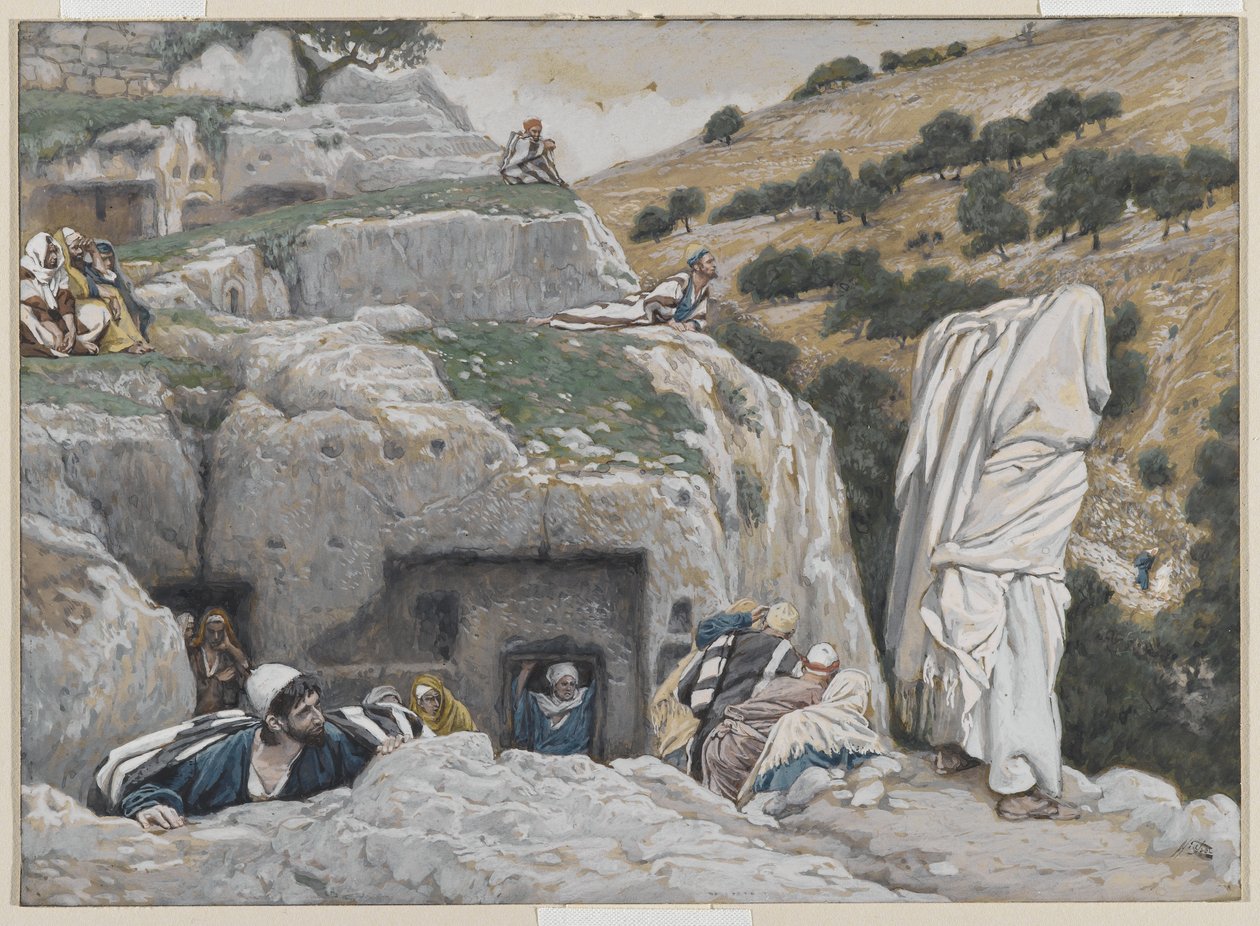 The Apostles Hiding Place, illustration from The Life of Our Lord Jesus Christ by James Jacques Joseph Tissot