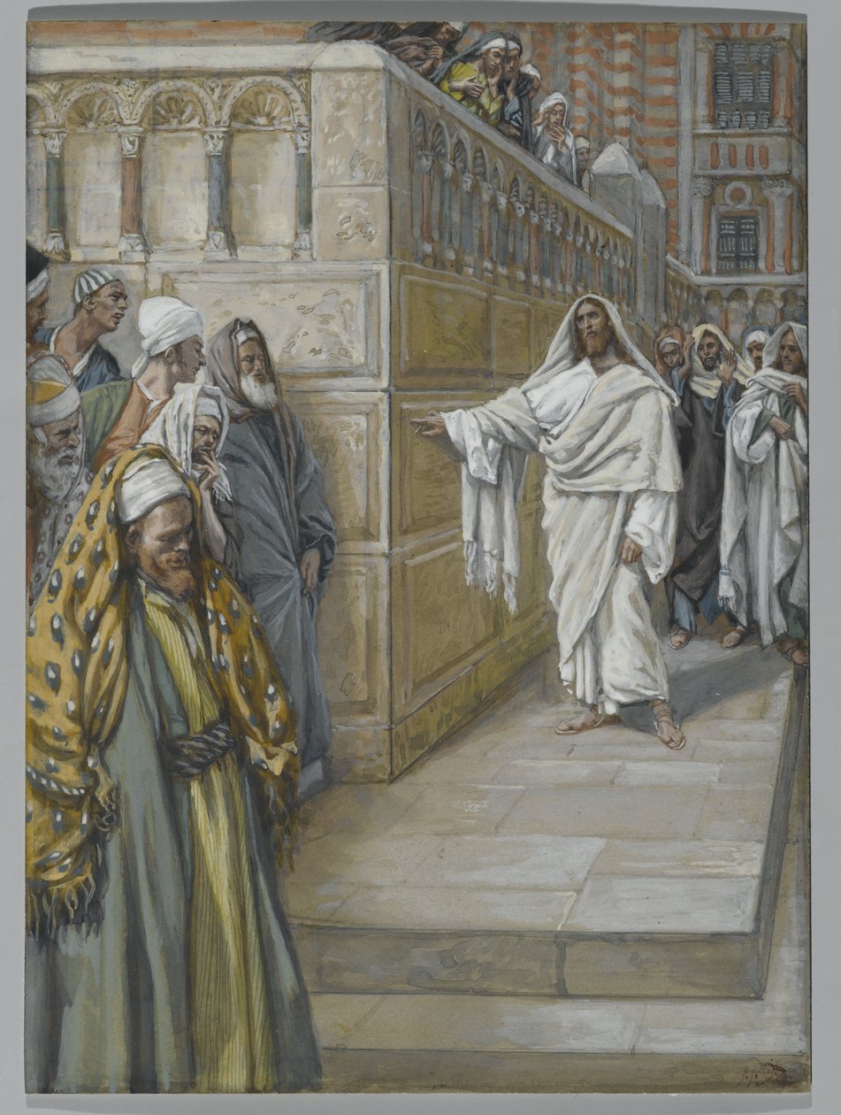 The Corner Stone, illustration from The Life of Our Lord Jesus Christ by James Jacques Joseph Tissot