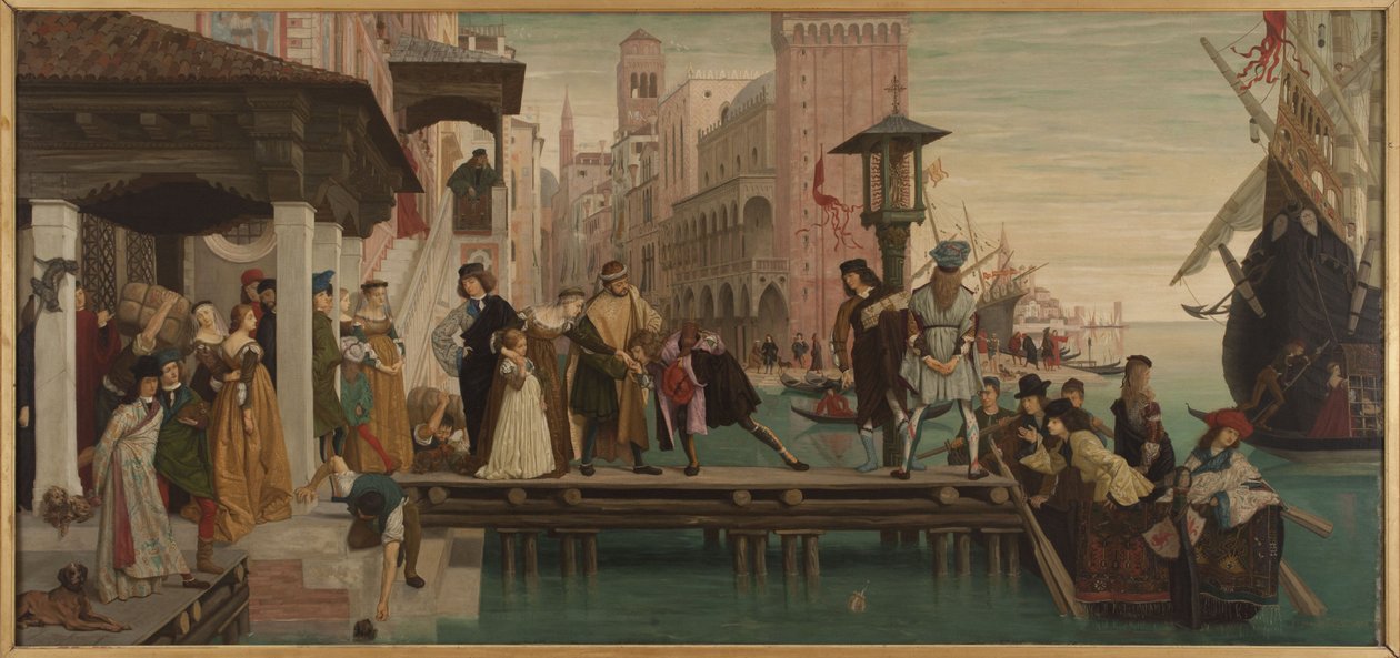 The Departure of the Prodigal Son by James Jacques Joseph Tissot
