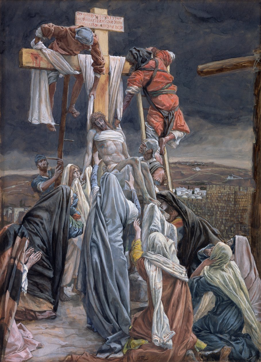 The Descent from the Cross, illustration for The Life of Christ by James Jacques Joseph Tissot