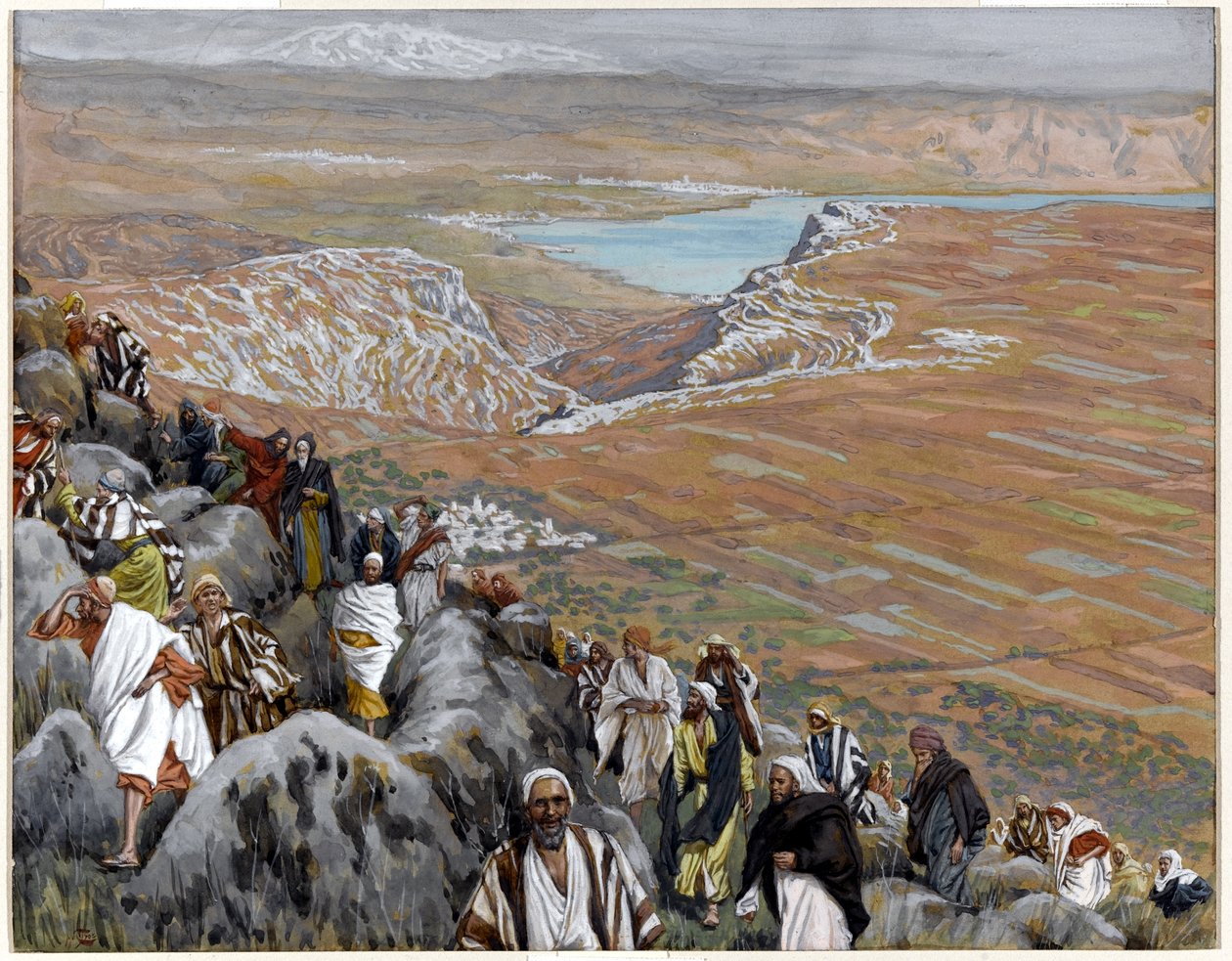 The People Seek Christ to Make him King, illustration for The Life of Christ, c.1886-94 by James Jacques Joseph Tissot