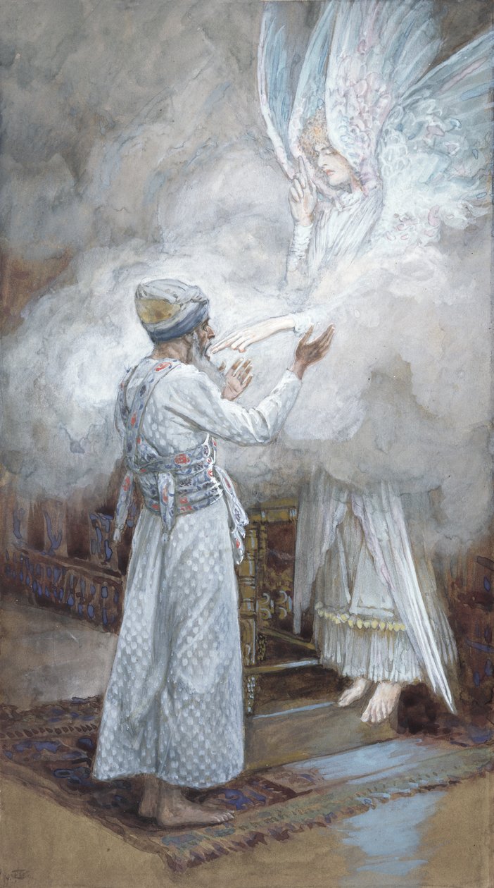 The Vision of Zacharias, illustration for The Life of Christ by James Jacques Joseph Tissot