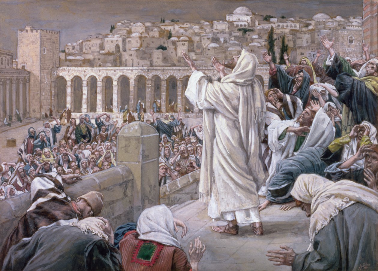 The Voice from Heaven, illustration for The Life of Christ by James Jacques Joseph Tissot