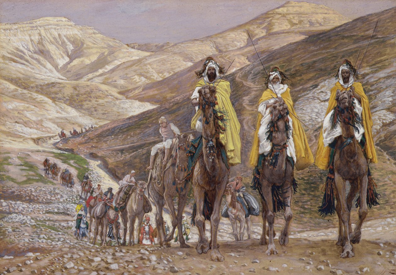 The Wise Men Journeying to Bethlehem, illustration for The Life of Christ, c.1886-94 by James Jacques Joseph Tissot