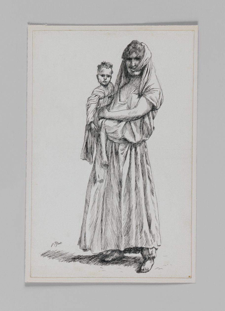 Woman of Geba, Samaria, illustration from The Life of Our Lord Jesus Christ by James Jacques Joseph Tissot