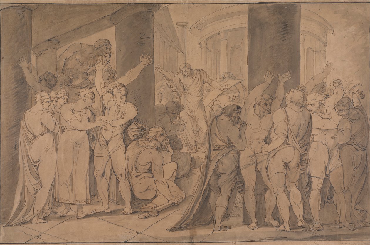 The Body of Lucretia Exposed to the Romans by James Jefferys