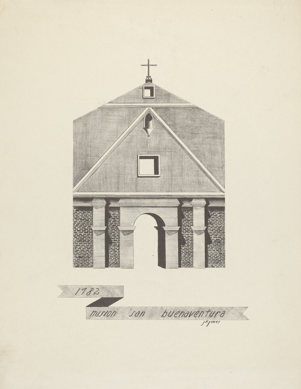 Mision San Buenaventura by James Jones