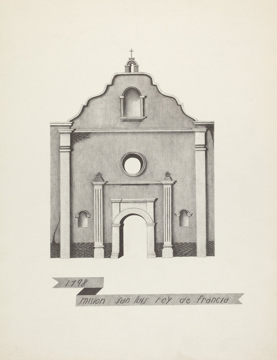 Mission San Luis Rey de Francia by James Jones